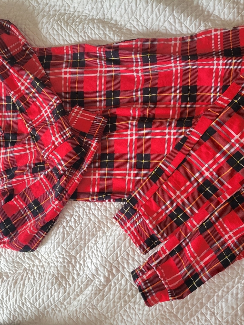 Shosho Red Plaid Hooded Pajama Onesie Size M Lounge Sleepwear - Picture 4 of 7